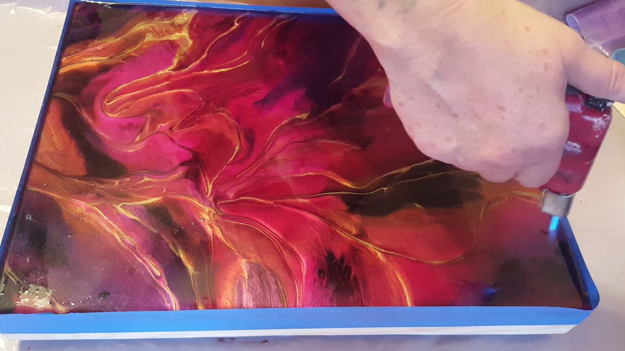 How to do a flood coat with resin.