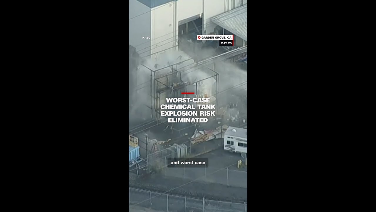 Worst-case chemical tank explosion risk eliminated