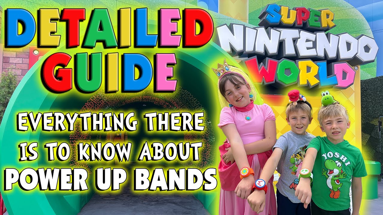 🎮✨ Everything You need to know about using Power Up Bands at SUPER NINTENDO WORLD! ✨🎮