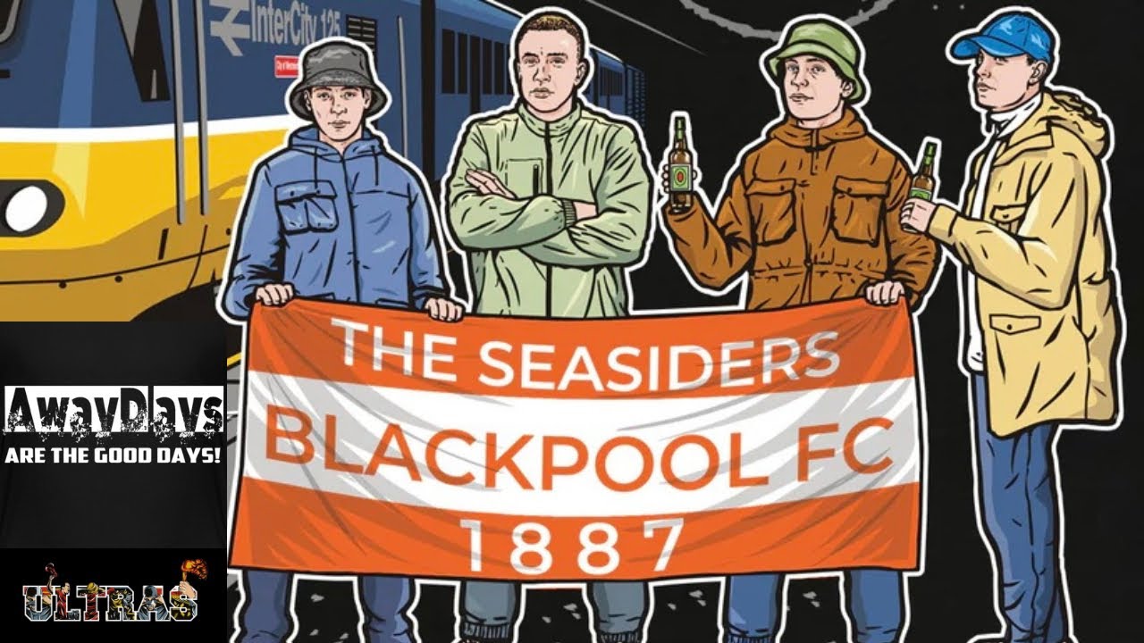 FOOTBALL HOOLIGANS & BLACKPOOL FC FLAGS🍊 #blackpoolfc #blackpool #efl #skybetleagueone