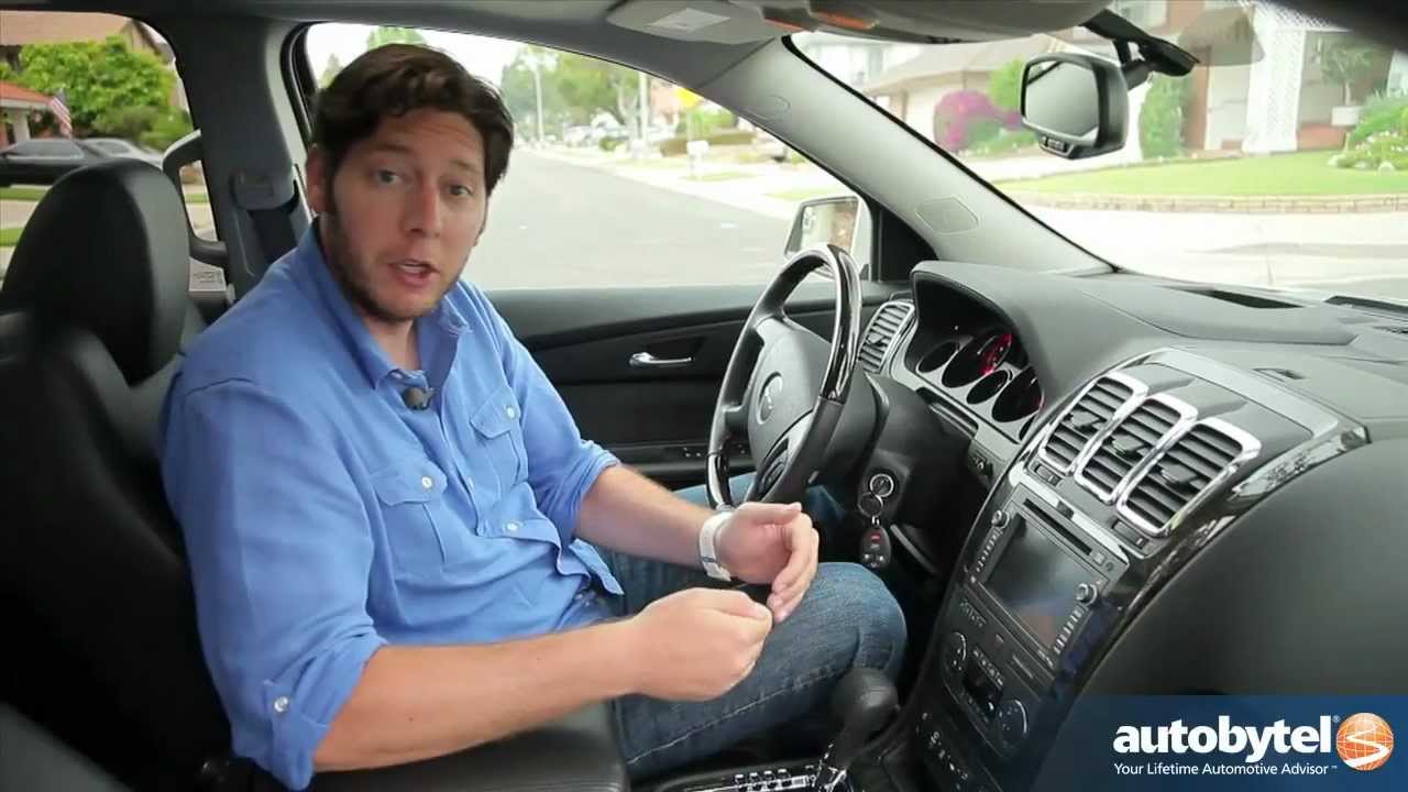 2012 GMC Acadia Denali Test Drive & Luxury Crossover SUV Video Review