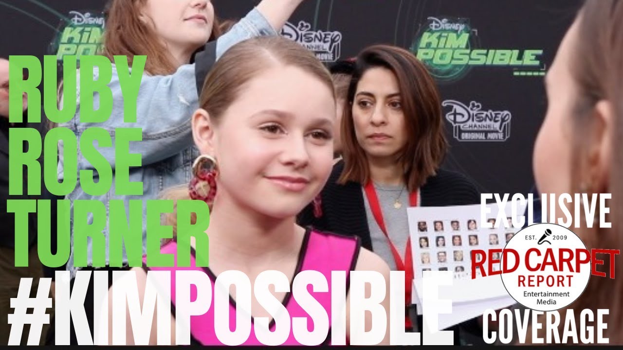 Ruby Rose Turner interviewed at the #DisneyChannel #KimPossible Movie Premiere