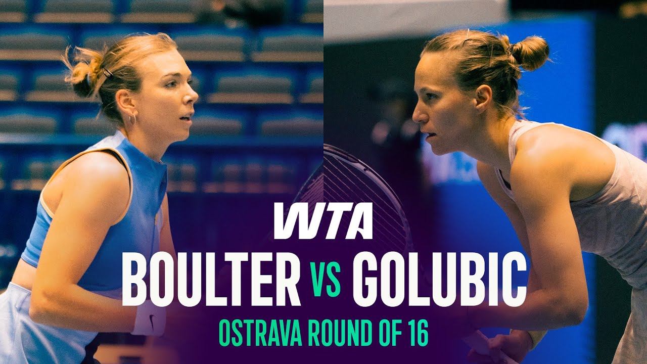 Katie Boulter vs. Viktorija Golubic | 2026 Ostrava Round of 16 | WTA Match Highlights