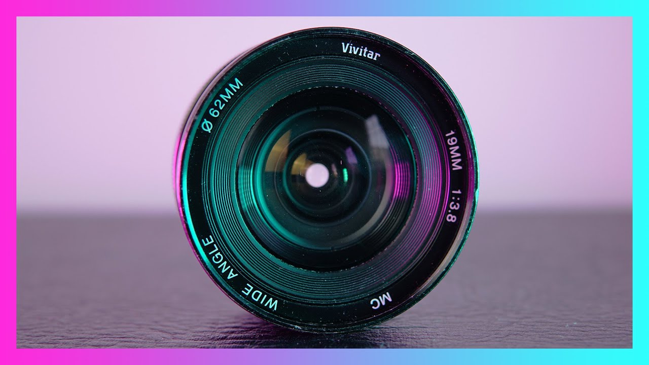 Vivitar 19mm f3.8 vintage wide angle lens - review and test