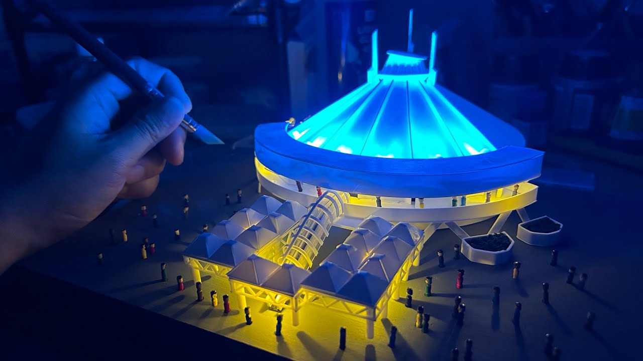 【DIY】スペースマウンテン作ってみた〜I made a little Space Mountain〜