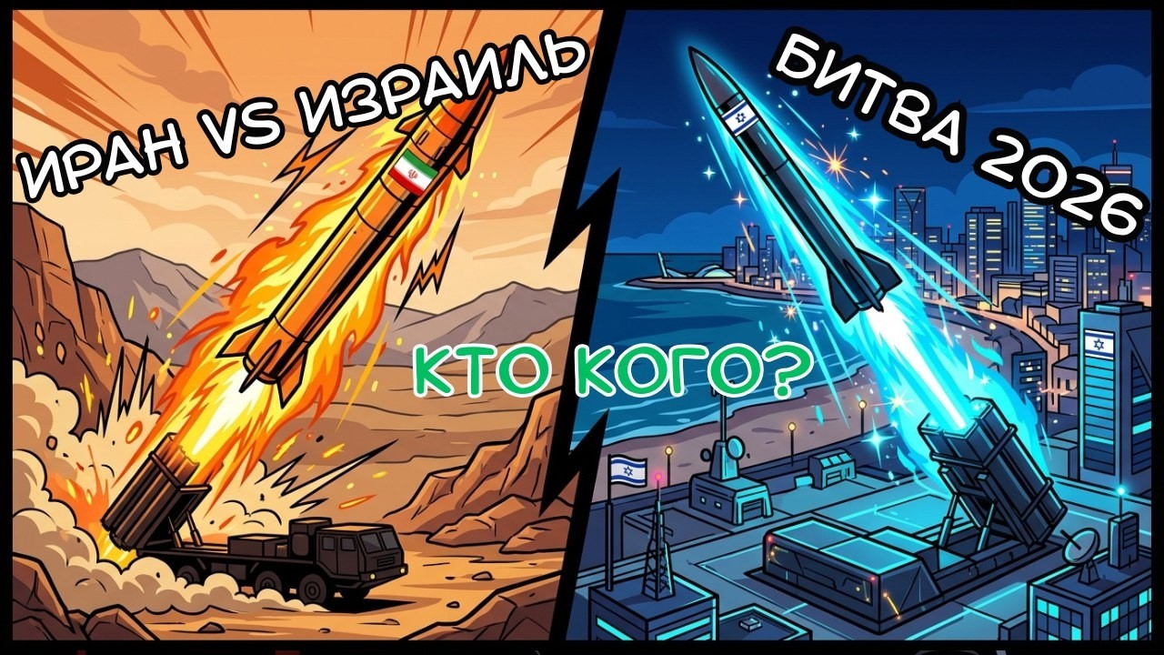 ИРАН VS ИЗРАИЛЬ: Битва железных куполов (Гиперзвук против ИИ в 2026 году)