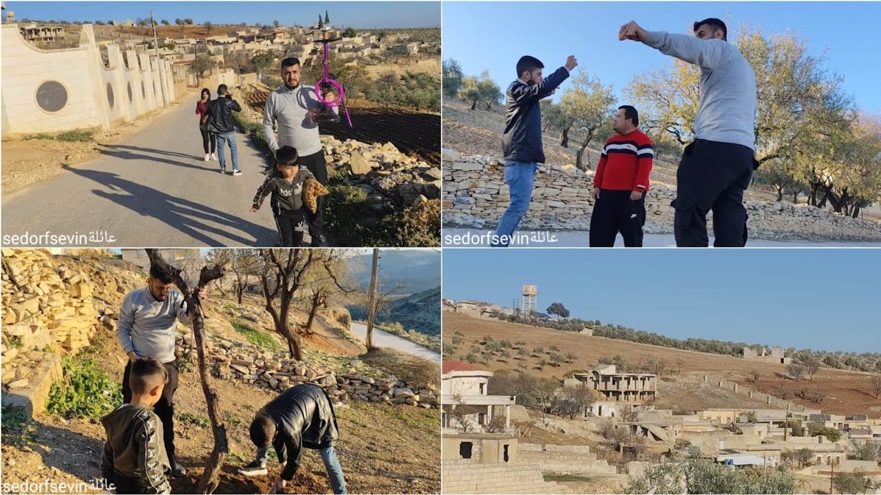 اليوم تمشينا ع طريق الضيعة وذكريات الطفولة قضينا احلى الاوقات