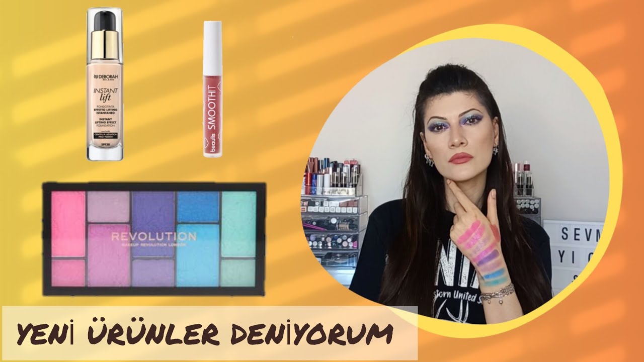 YENİ ÜRÜNLERLE MAKYAJ 💄🎨 REVOLUTION, BEAULIS, DEBORAH