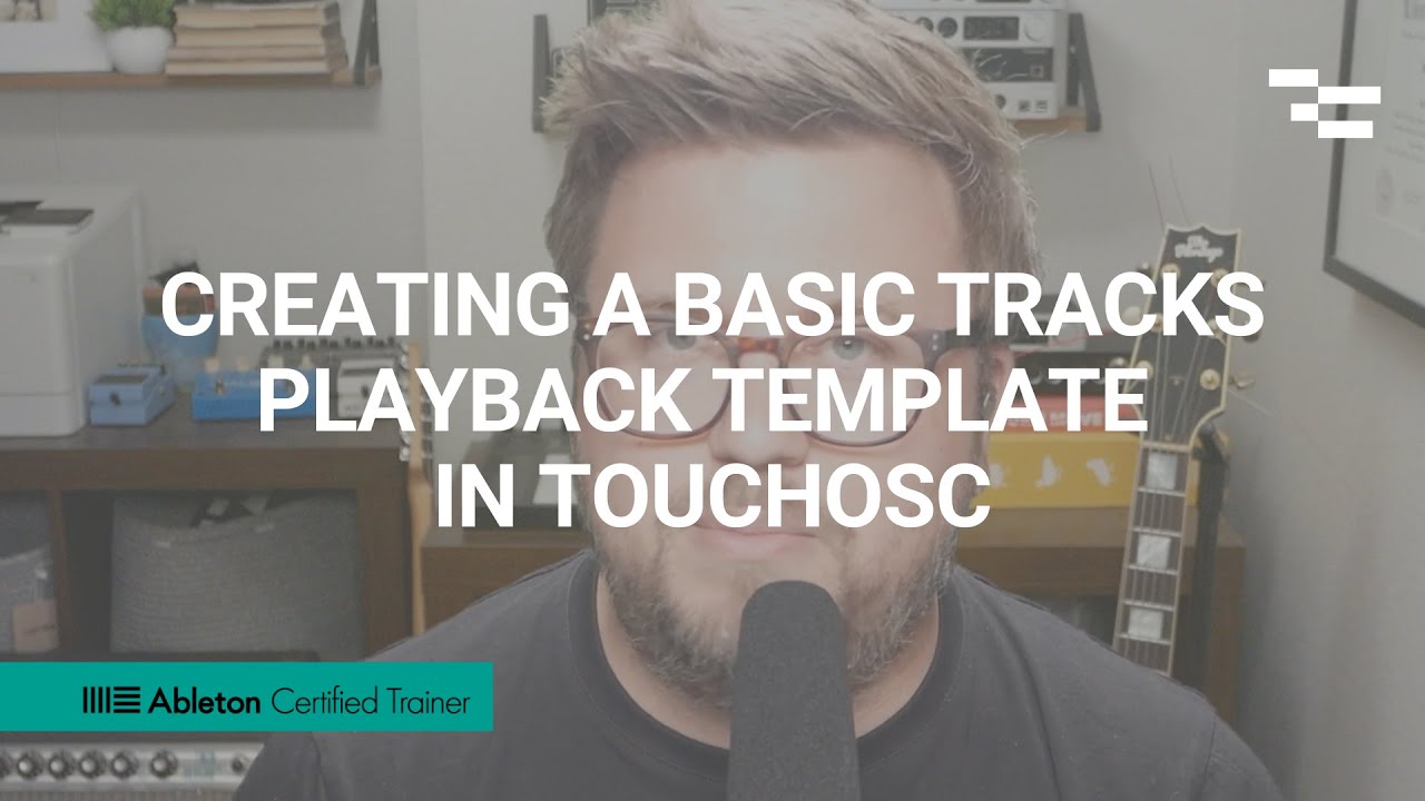 Создание базового шаблона воспроизведения треков в TouchOSC