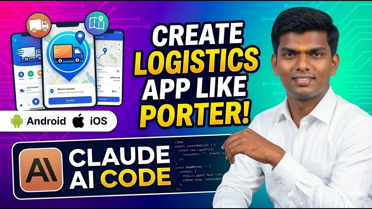 Create Your Own Logistics App Like Porter | Android & iOS App Development using AI Claude Code