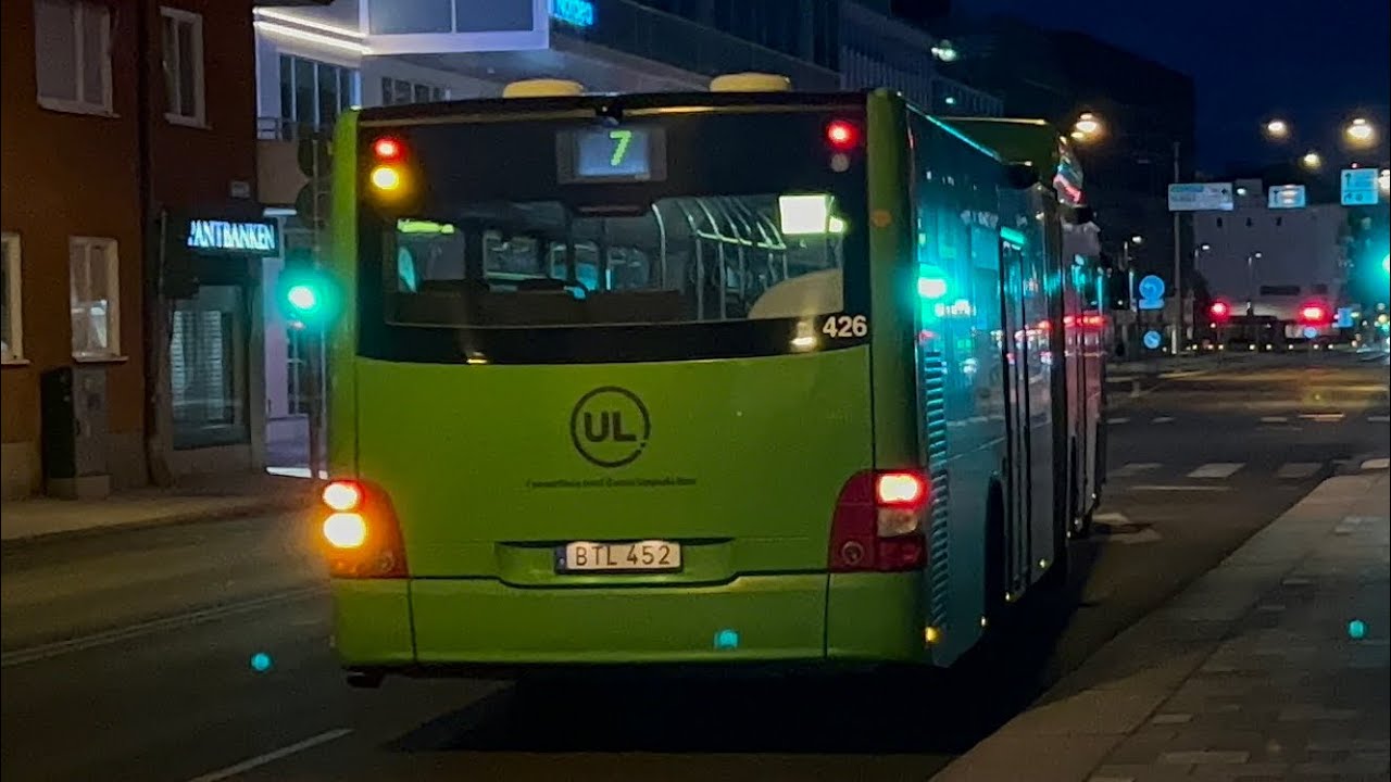 Gamla Uppsala Buss 426 - Linje 7 Bror Hjorts Hus till Klostergatan