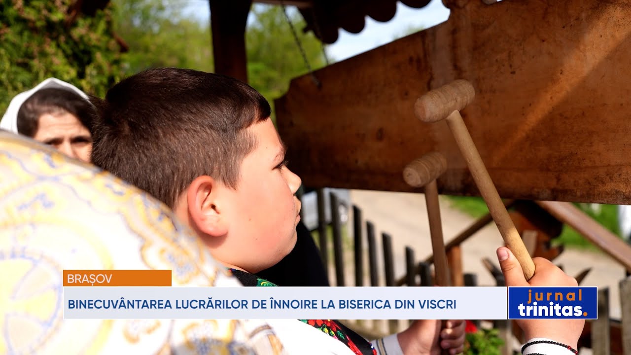 Binecuvântarea lucrărilor de înnoire la biserica din Viscri