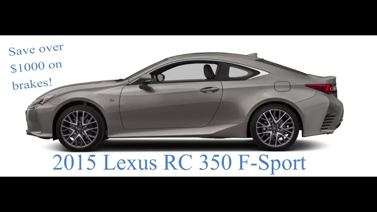 Как заменить тормозные диски и колодки на Lexus RC 350 F Sport 2015 года