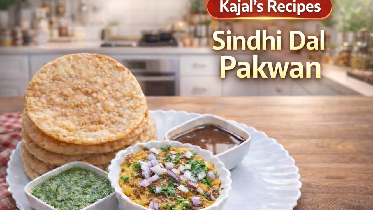 Sindhi Dal Pakwan Recipe।सिंधी दाल पकवान बनाने की आसान विधी। Crispy Breakfast Special।