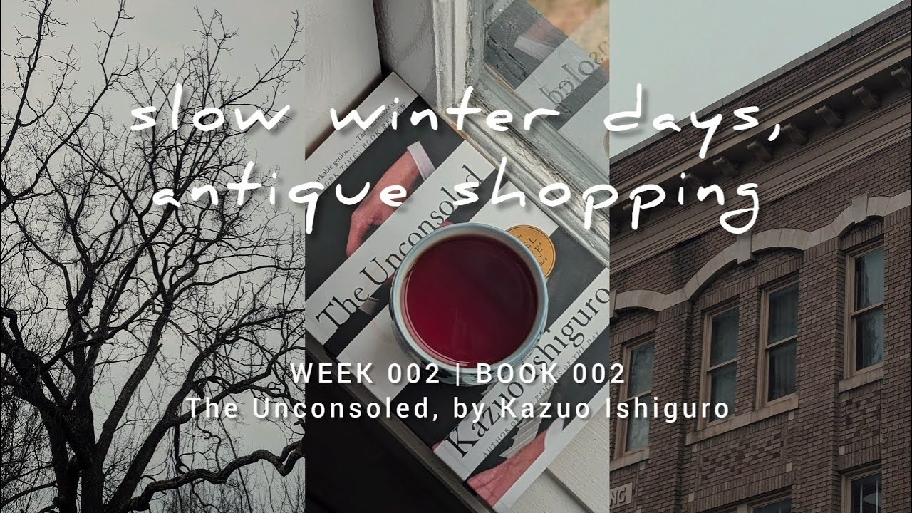 Slow Winter Days, Antique Shopping 📖🥐 2026 Book 002 | The Unconsoled