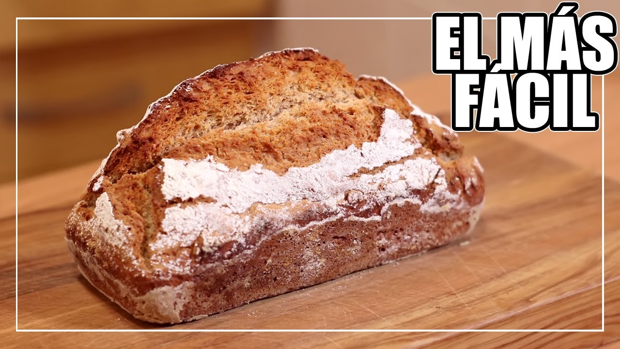 PAN SIN Levadura, SIN amasar y en SOLO 4 min | PAN de SODA