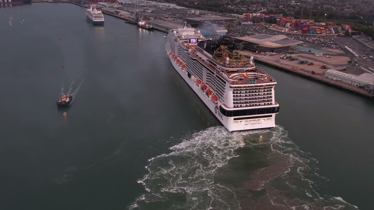 MSC Virtuosa 21/08/2025 Southampton #cruiseship 