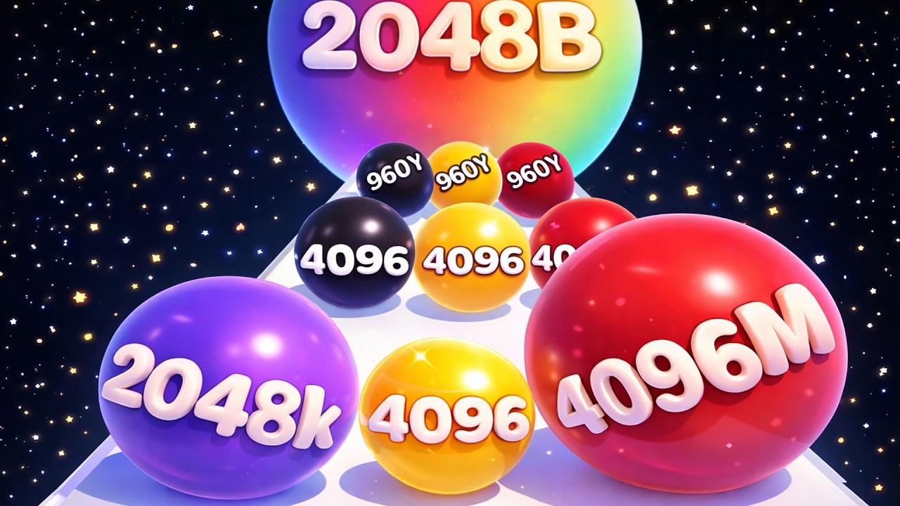 😂 Ball Run 2048 ♾️ From 2048 to 10B 🚀 vs Death ☠️ Puzzle 2048 Ball Gameplay! Extreme Challenge Ep234