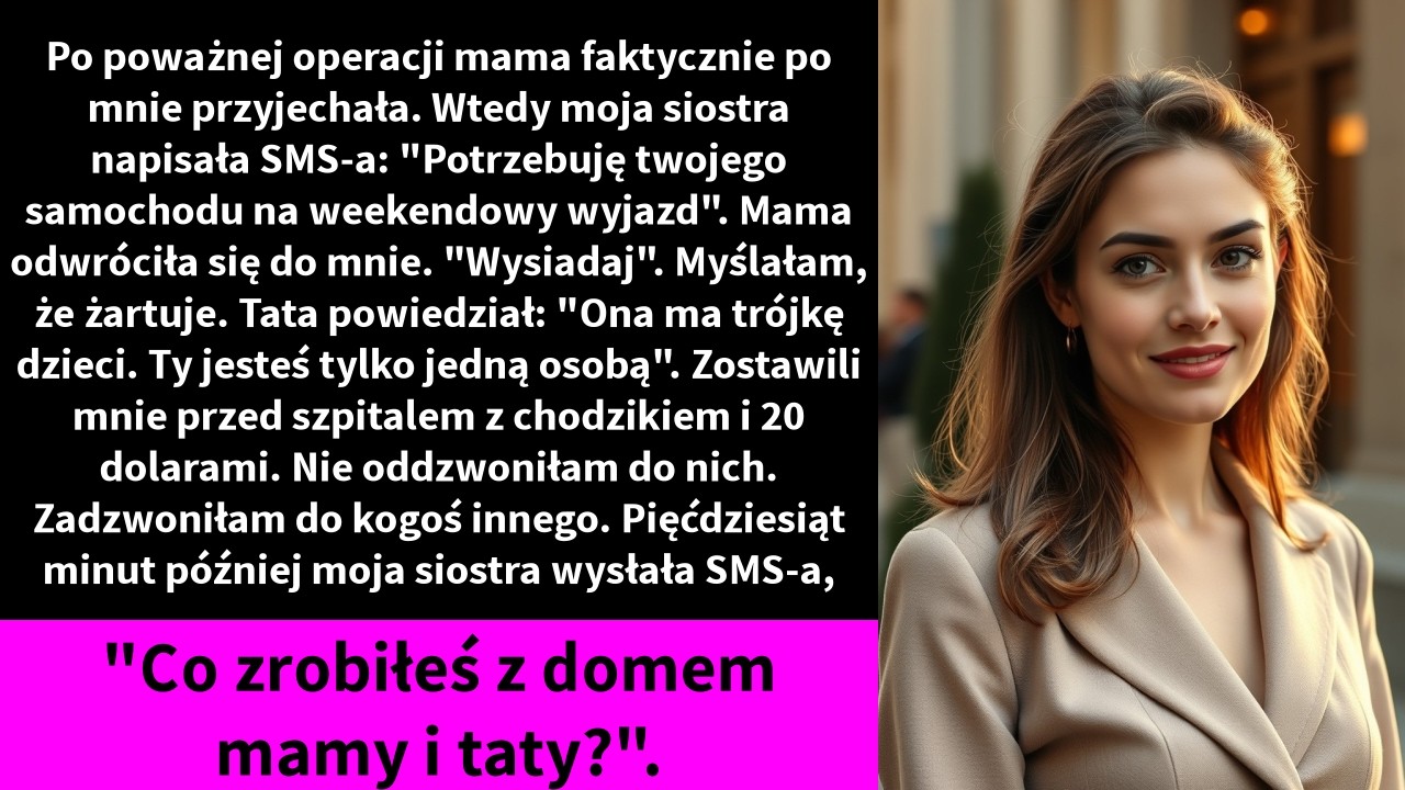Mama wybrała moją siostrę zamiast mnie &mdash; potem m&oacute;j telefon 50 minut p&oacute;źniej zmienił wszystko