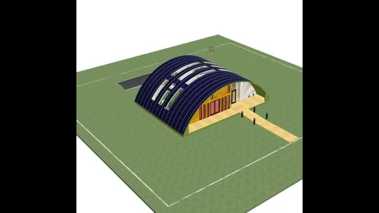 House with Curved Roof