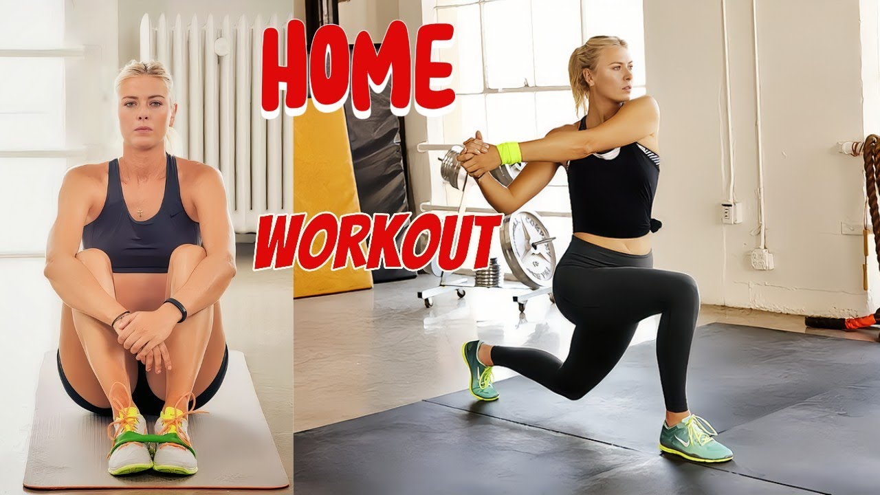 Maria Sharapova Home Tennis Workout Is Extreme 😳