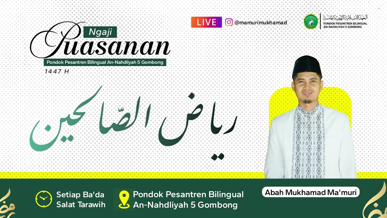 🛑Live Ngaji PUASANAN 