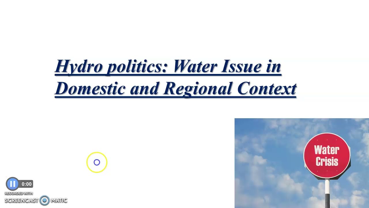 Water Crisis in Pakistan| Hydro politics| Causes and Implication| CSS/PMS|