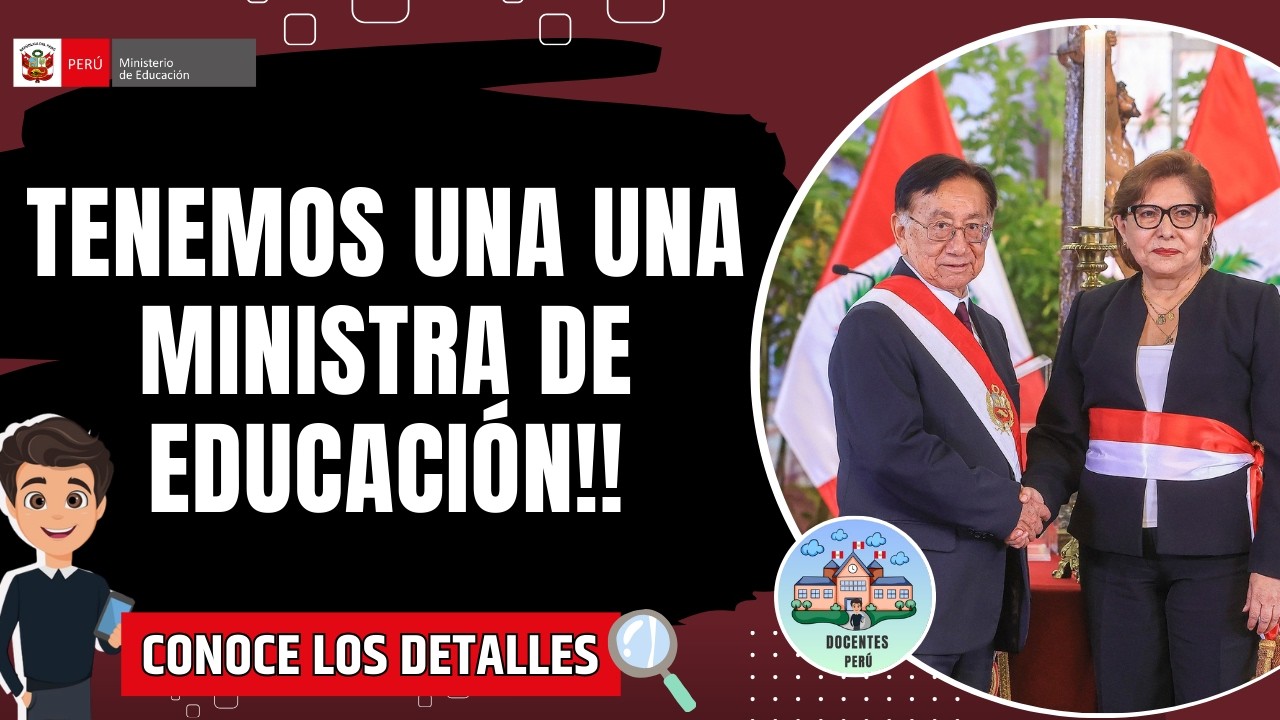 𝐔𝐑𝐆𝐄𝐍𝐓𝐄!! 𝐓𝐄𝐍𝐄𝐌𝐎𝐒 𝐍𝐔𝐄𝐕𝐀 𝐌𝐈𝐍𝐈𝐒𝐓𝐑𝐀 𝐃𝐄 𝐄𝐃𝐔𝐂𝐀𝐂𝐈𝐎́𝐍 &iquest;𝐒𝐄𝐑𝐀́ 𝐃𝐎𝐂𝐄𝐍𝐓𝐄?
