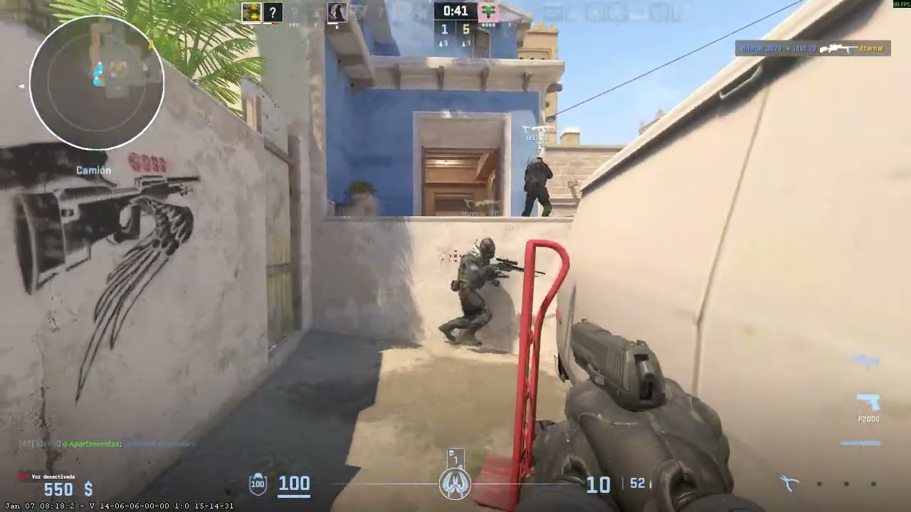 Counter Strike 2, 2026 en PC viejo un viejo manqueando en la nube con puros chavos Je, je, je, je...