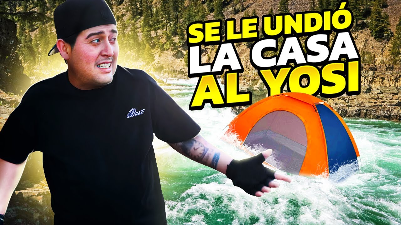 Reto al YOSI en PRUEBA DE CAMPING 🔥⛺¡Perdió SU CASA¡ (Youtubers a prueba)