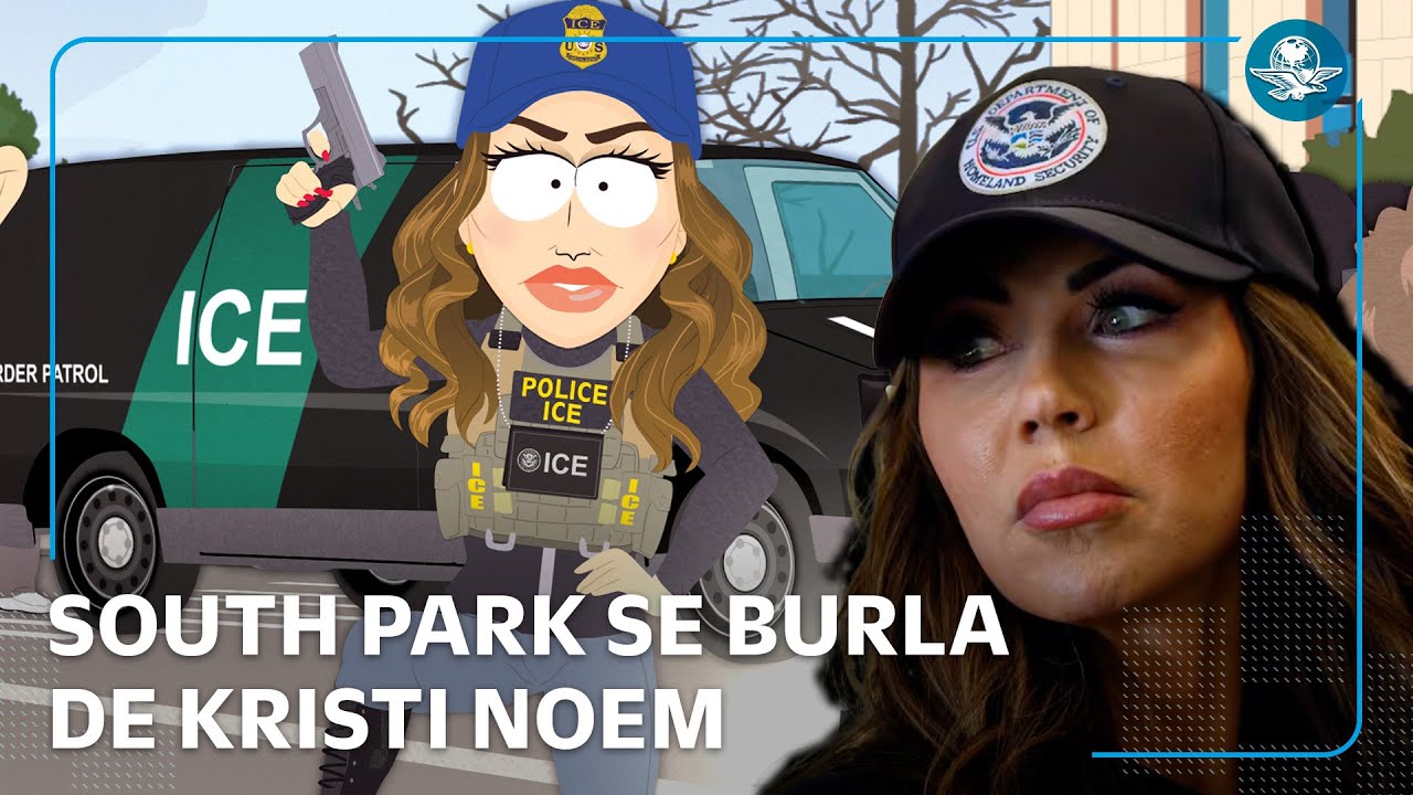 South Park se mofa de Kristi Noem y JD Vance; “golpea” con más crítica al gobierno de Trump