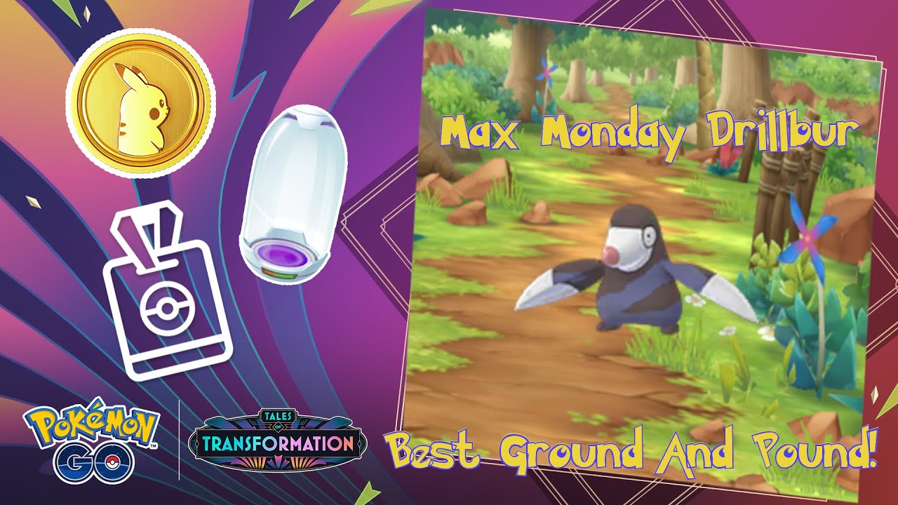 Pok&eacute;mon go - Dynamax Preview - Excadrill - Drill your opponents into the ground to the max!
