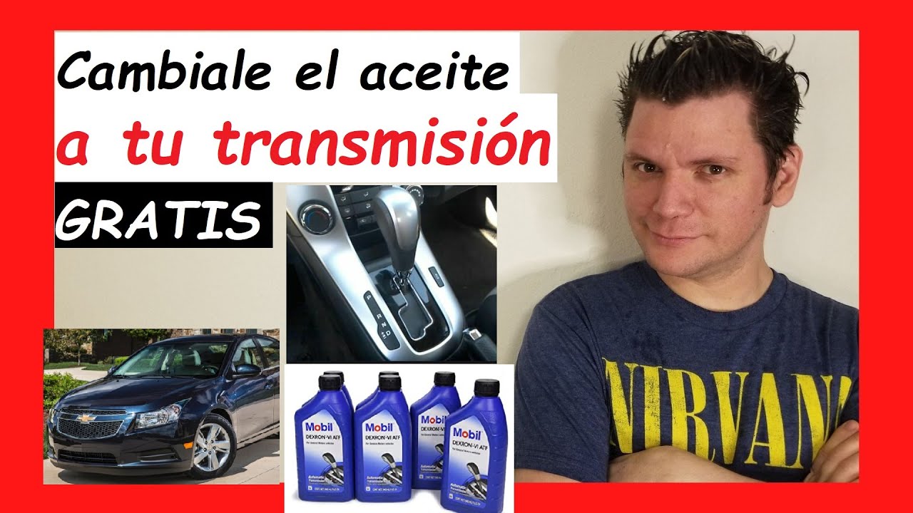 ✅ Como cambiar el ACEITE de TRANSMISIÓN automática CHEVROLET Cruze 2010 2011 2012 2013 2014 2015