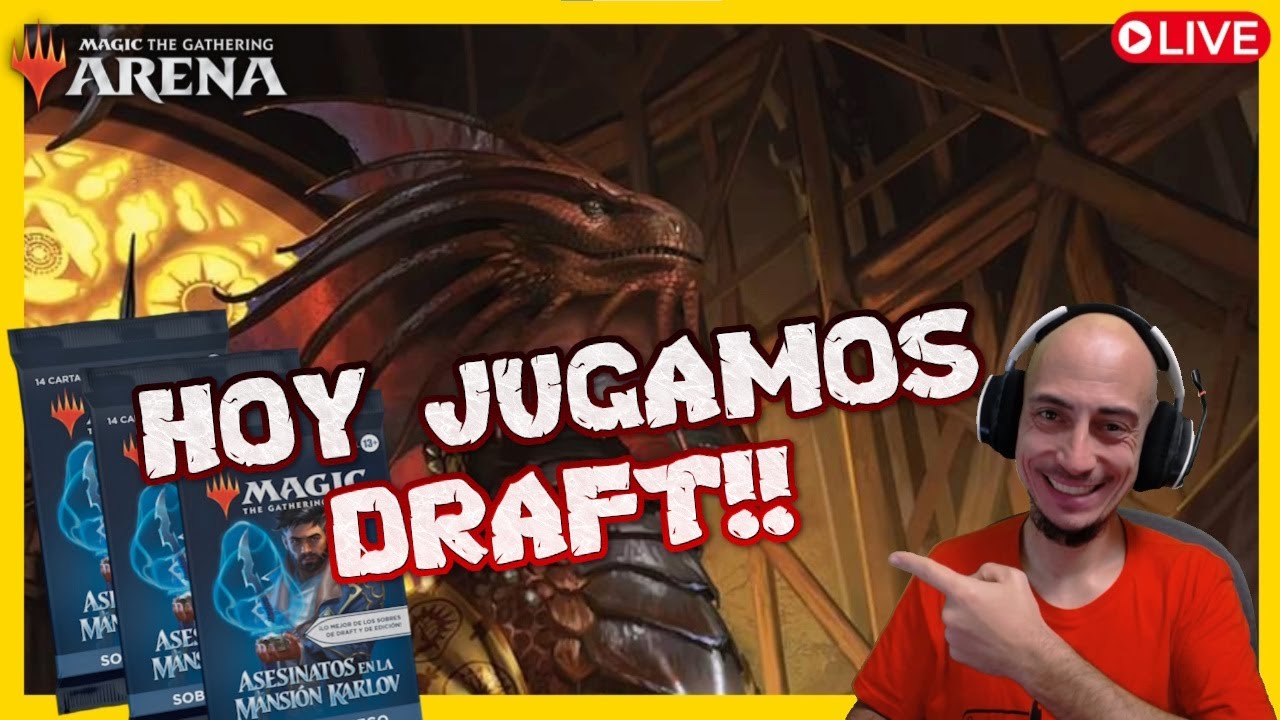 Jugando en directo, seguimos con los drafts de Asesinatos en la mansión Karlov
