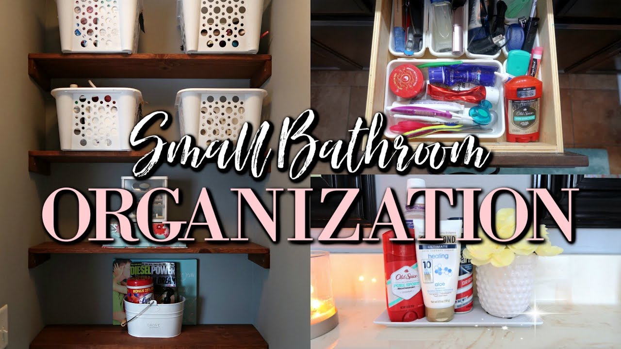 SMALL BATHROOM ORGANIZATION IDEAS 2018 | ORGANIZATION TIPS & TRICKS |KEEP CALM AND CLEAN