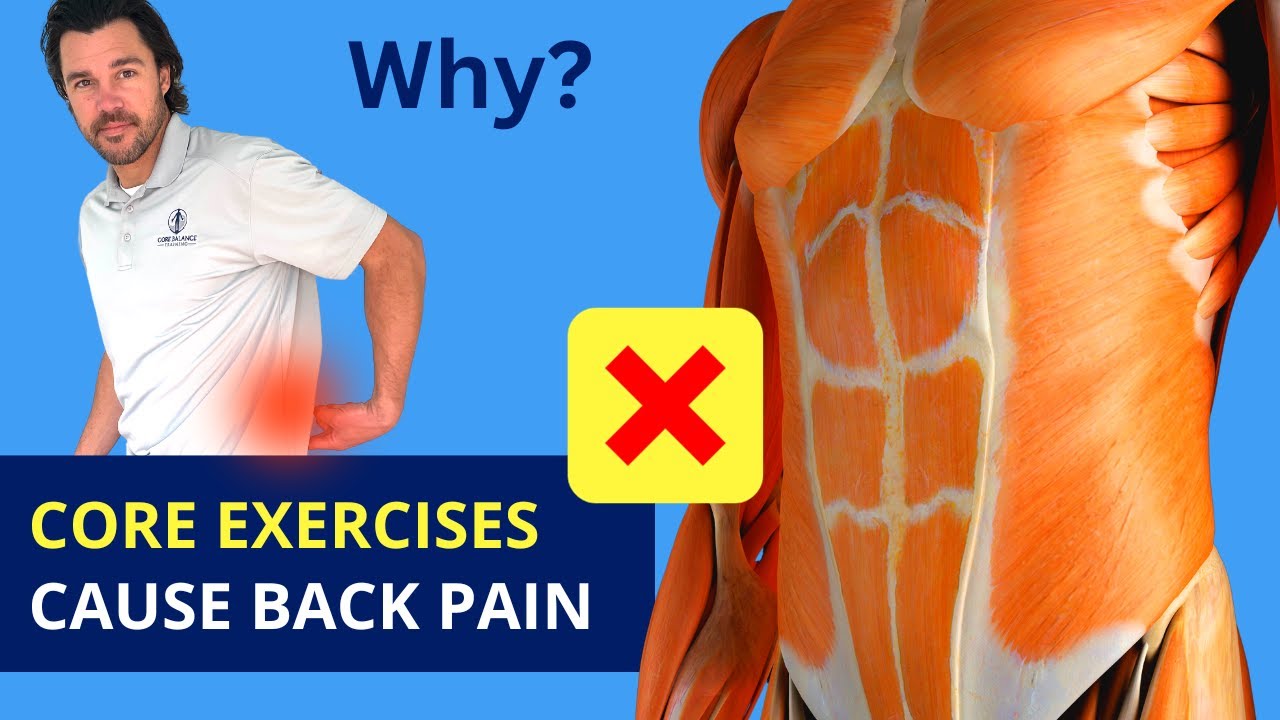 Core Strength Exercises are BAD for Back Pain 😮