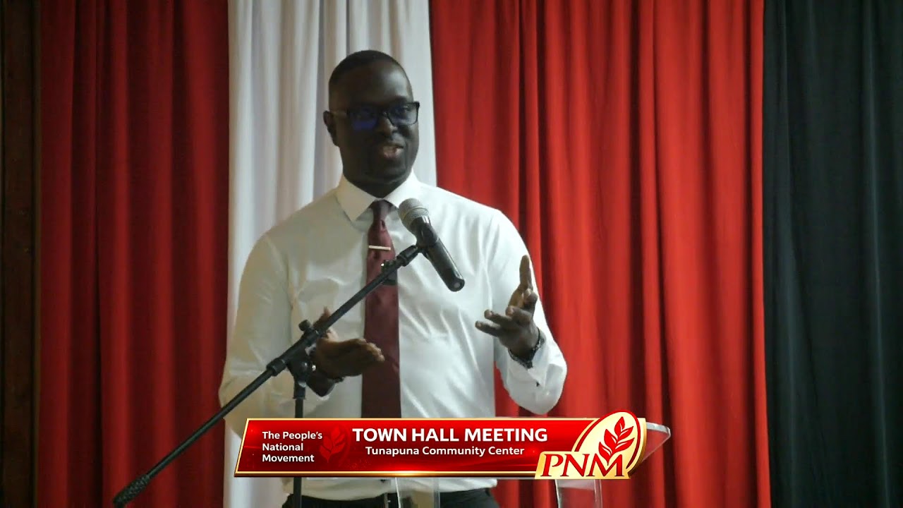The People's National Movement Town Hall Meeting in Tunapuna Live