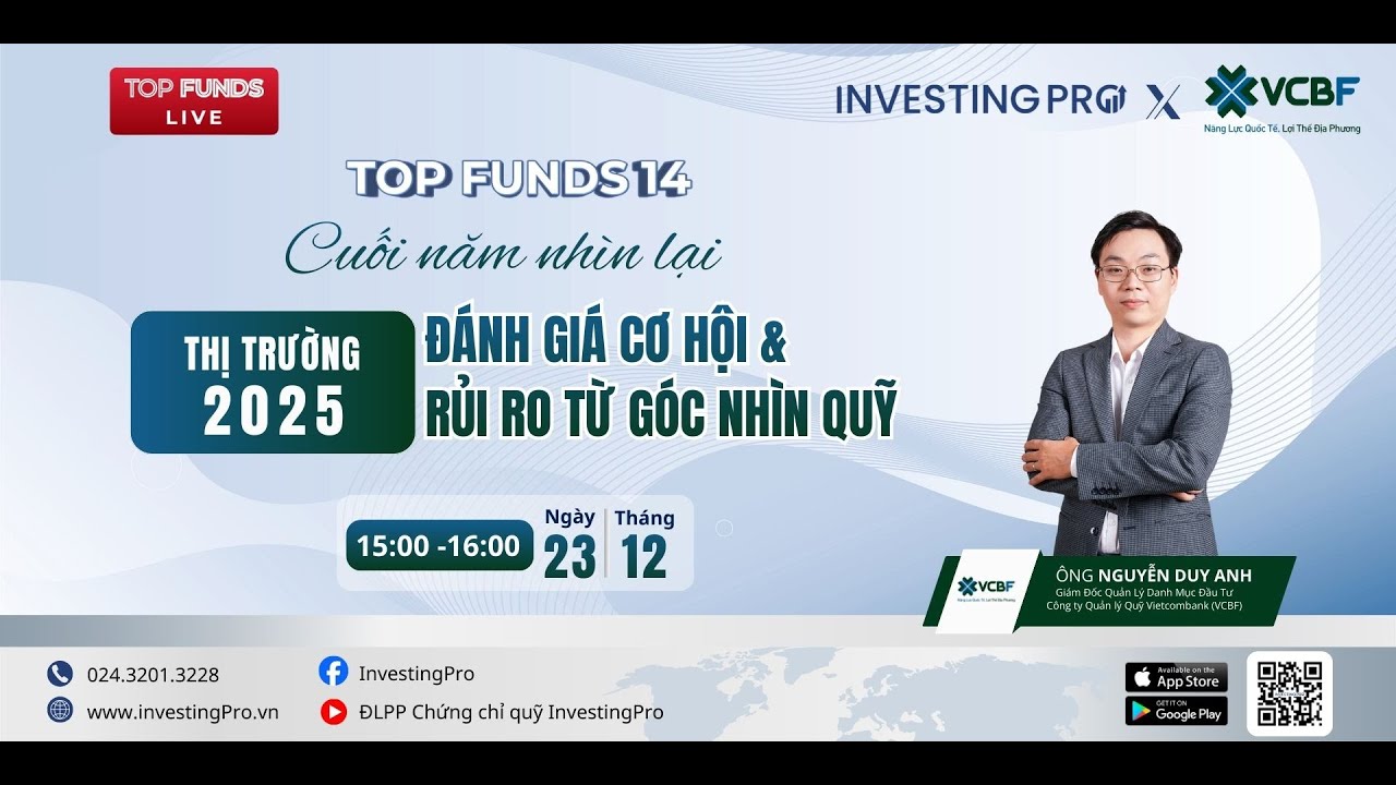 🎯 TOPFUNDS 14 – CUỐI NĂM NHÌN LẠI: THỊ TRƯỜNG 2025 – ĐÁNH GIÁ CƠ HỘI & RỦI RO TỪ GÓC NHÌN QUỸ