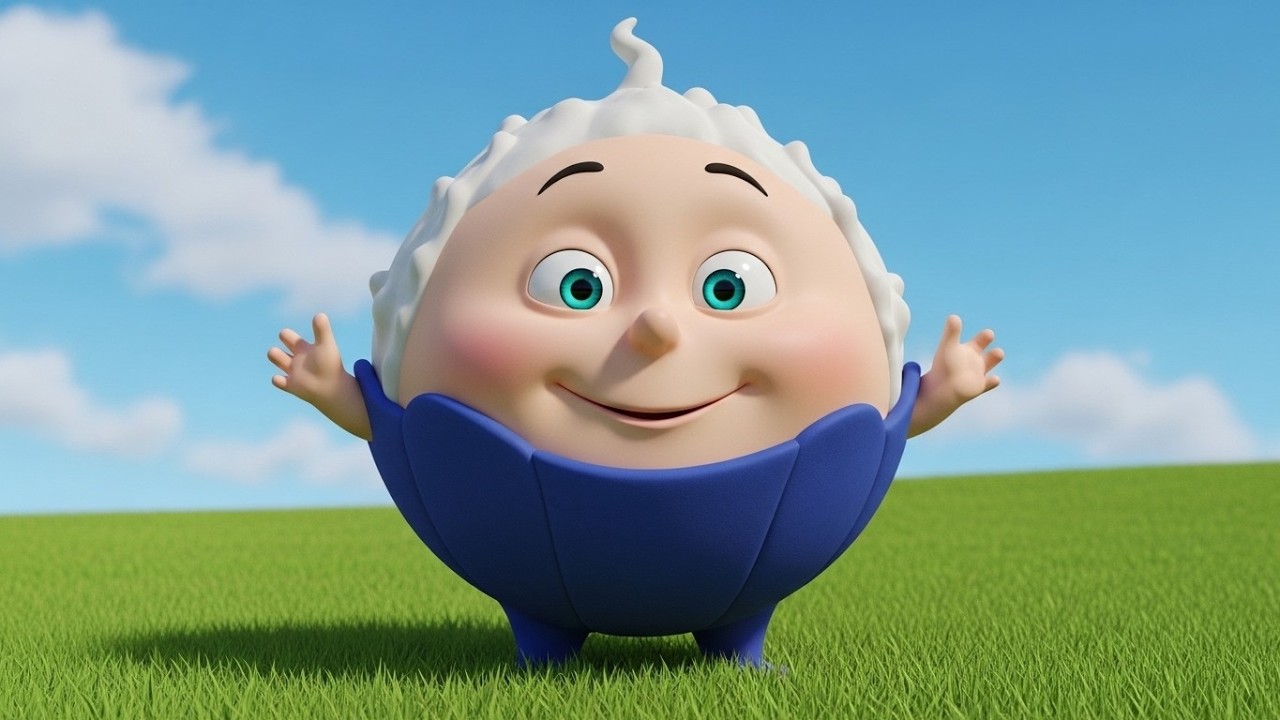 Humpty Dumpty 🥚🎶 | Classic Nursery Rhyme for Kids | Fun Sing Along Story