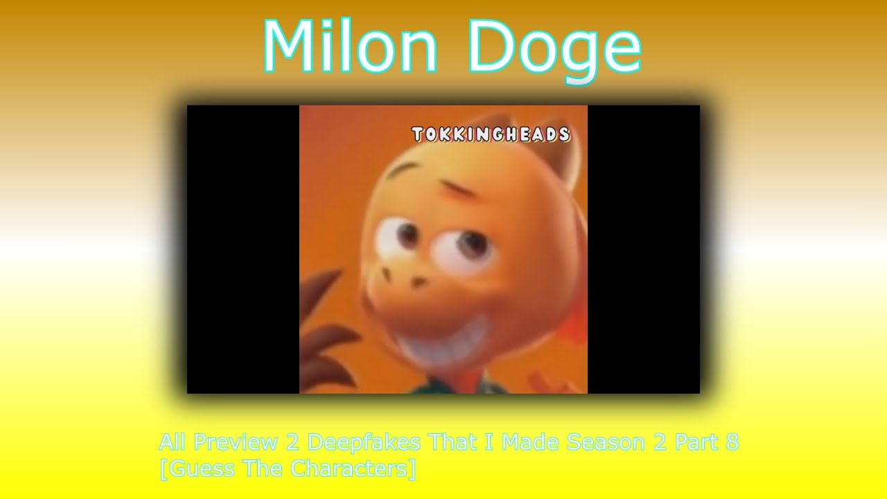 All Preview 2 Deepfakes That I Made Season 2 Part 8 [Guess The Characters]