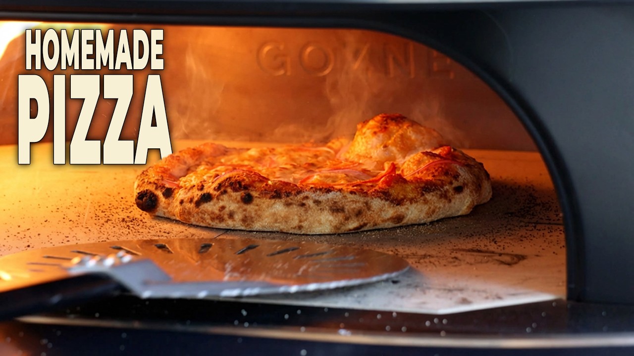 Cheese & Onion Pizza With Arugula Pistachio Pesto On the Gozney Dome Gen 2 XL