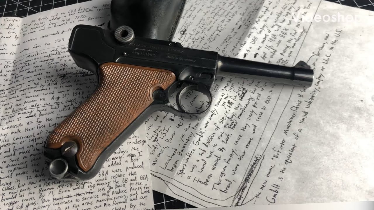 The Baby Luger: Erma Werke KGP 68A: A brief history of Erma