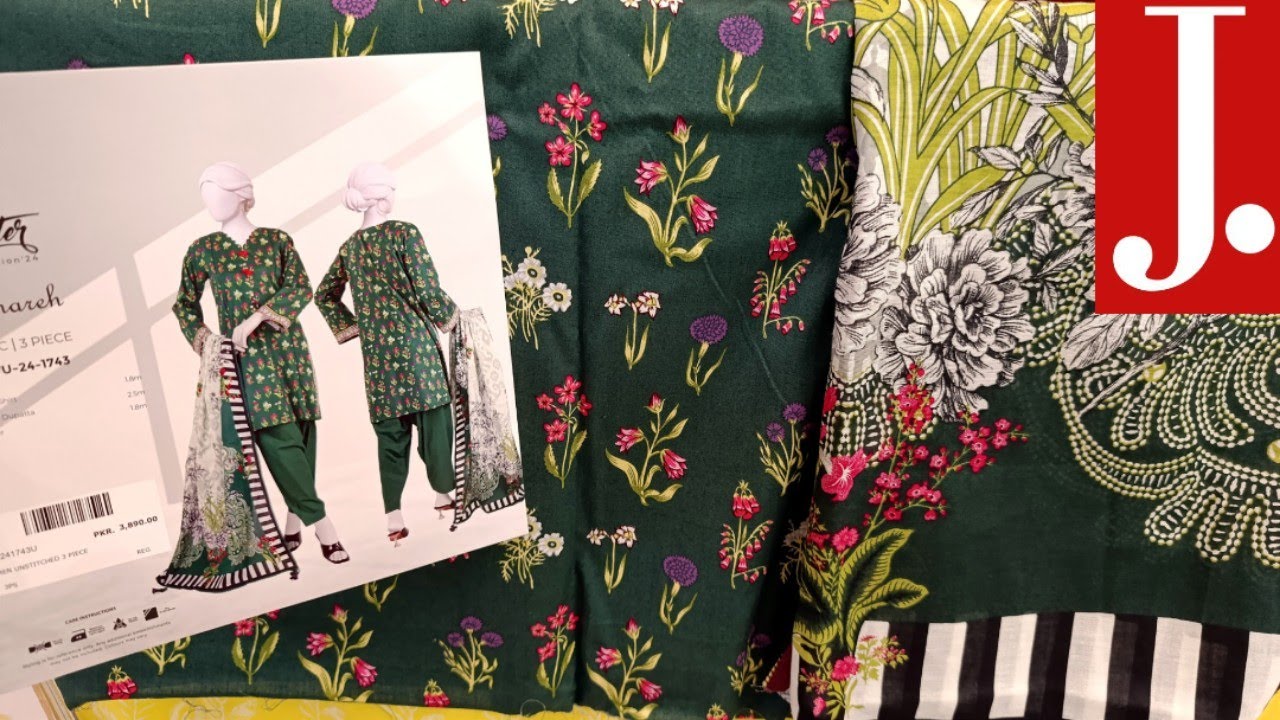 J.Junaid Jamshed New Winter Collection 2024❣️J.Unstitched Collection 2024❣️J sale