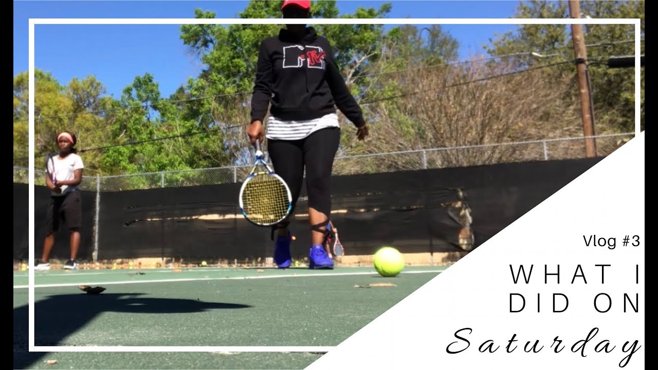 What I Did On Saturday Vlog #3 | Morning Walk + Day 2 Of Tennis Lessons + Flat Tire