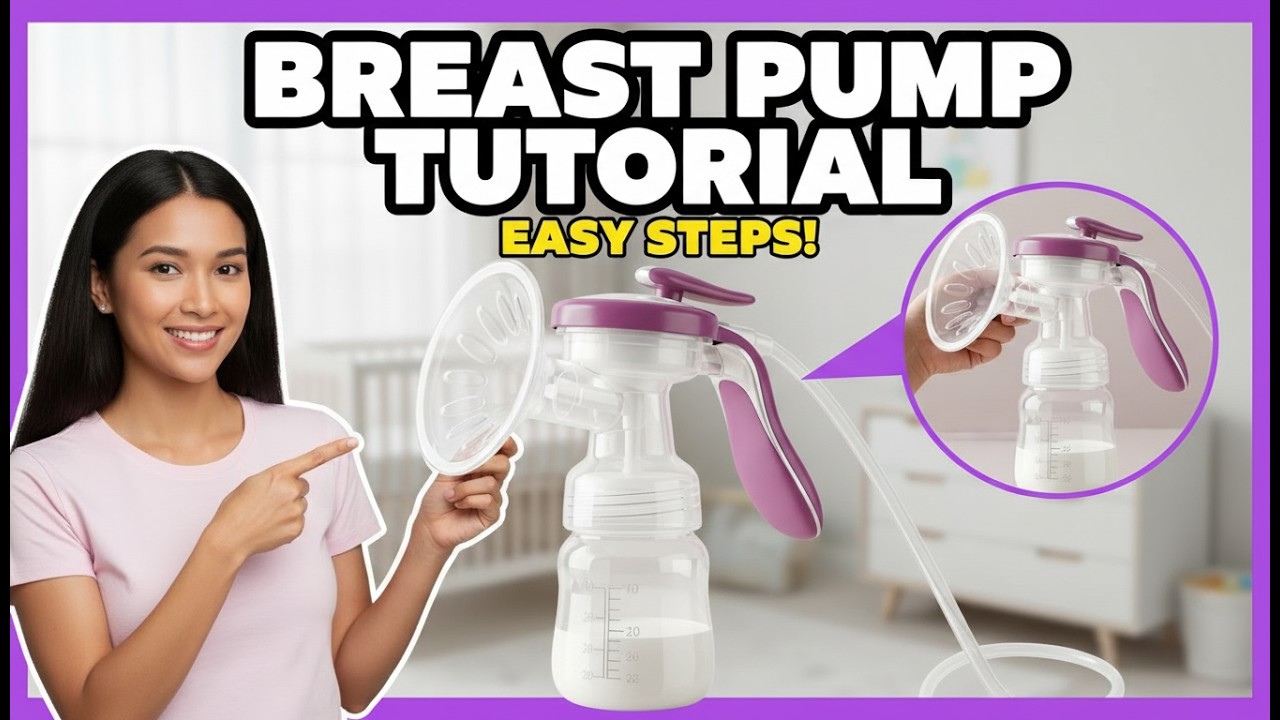 [4K] Breastfeeding with Angel || Tips & Pumping Tutorial || Pump With Me || Pump Training