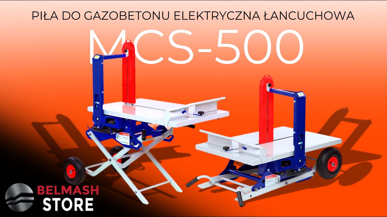 Piła do gazobetonu elektryczna lancuchowa Belmash MCS-500