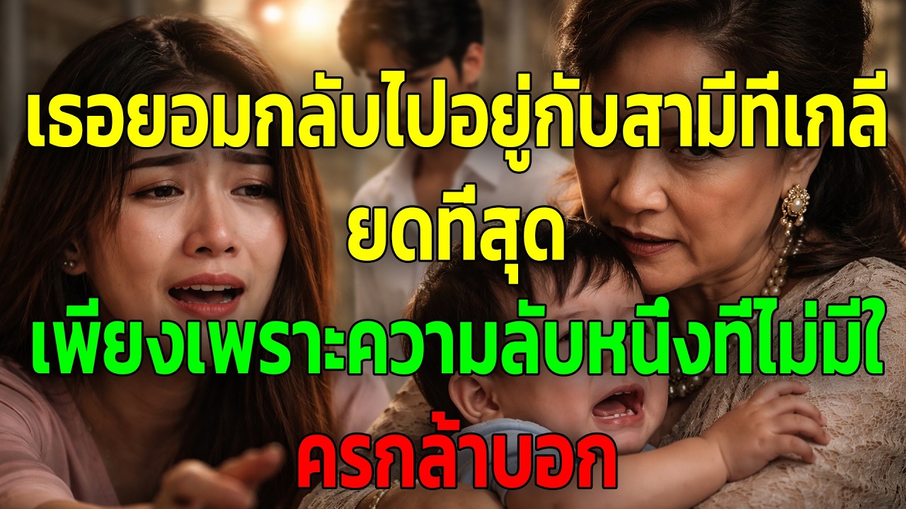 เธอยอมกลับไปอยู่กับสามีที่เกลียดที่สุด เพียงเพราะความลับหนึ่งที่ไม่มีใครกล้าบอก