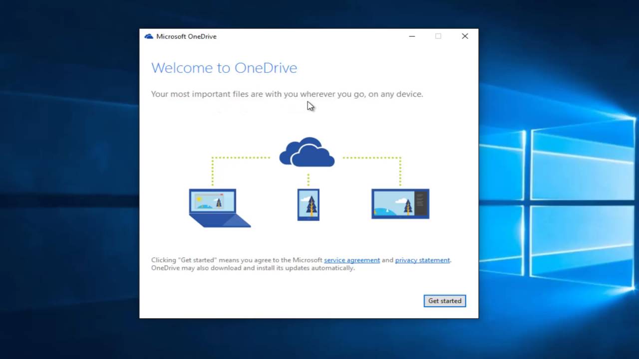 Setup OneDrive On Windows 10  [Tutorial]