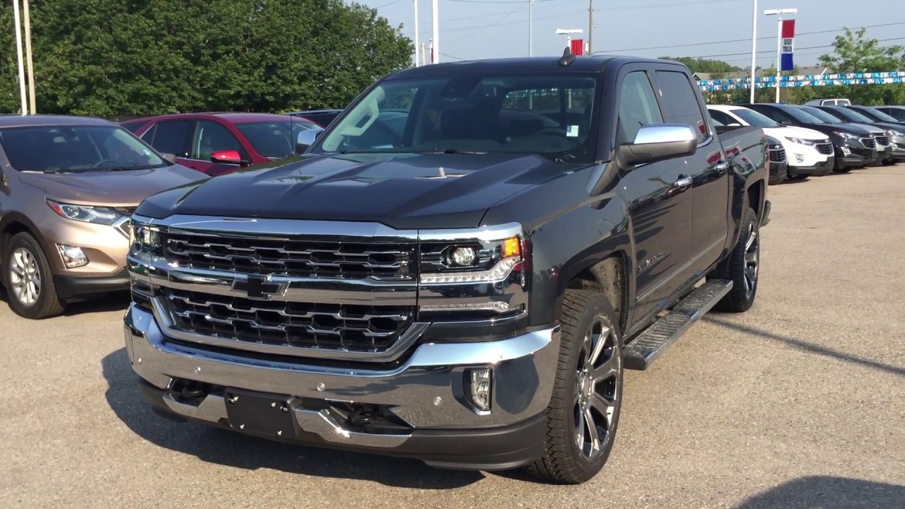 VEHICLE SOLD!  2018 Chevrolet Silverado 1500 LTZ Crew Cab Graphite Metallic Roy Nichols Motors
