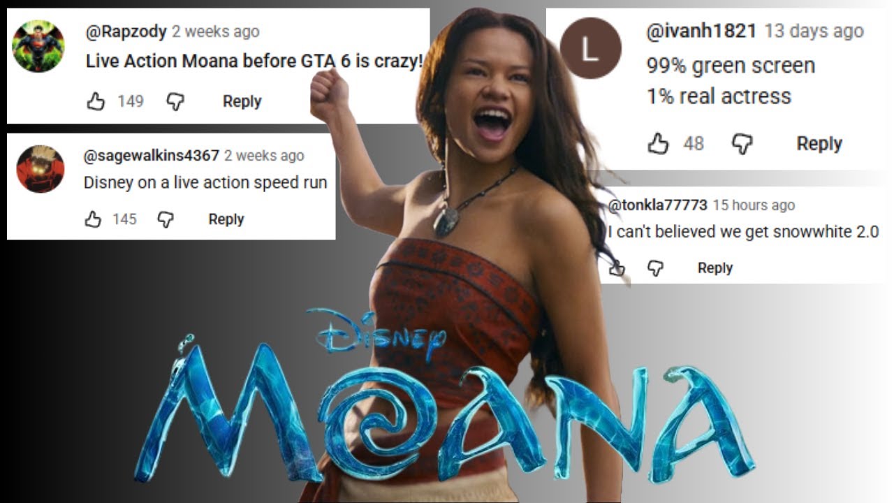 FUNNIEST Moana Trailer Comments (as a Song) PART 2